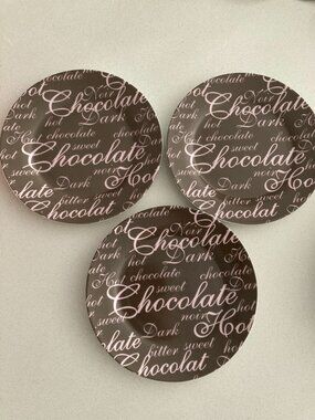 La Senza  at home by Rosanna - Set of 3  chocolate plate Y2K